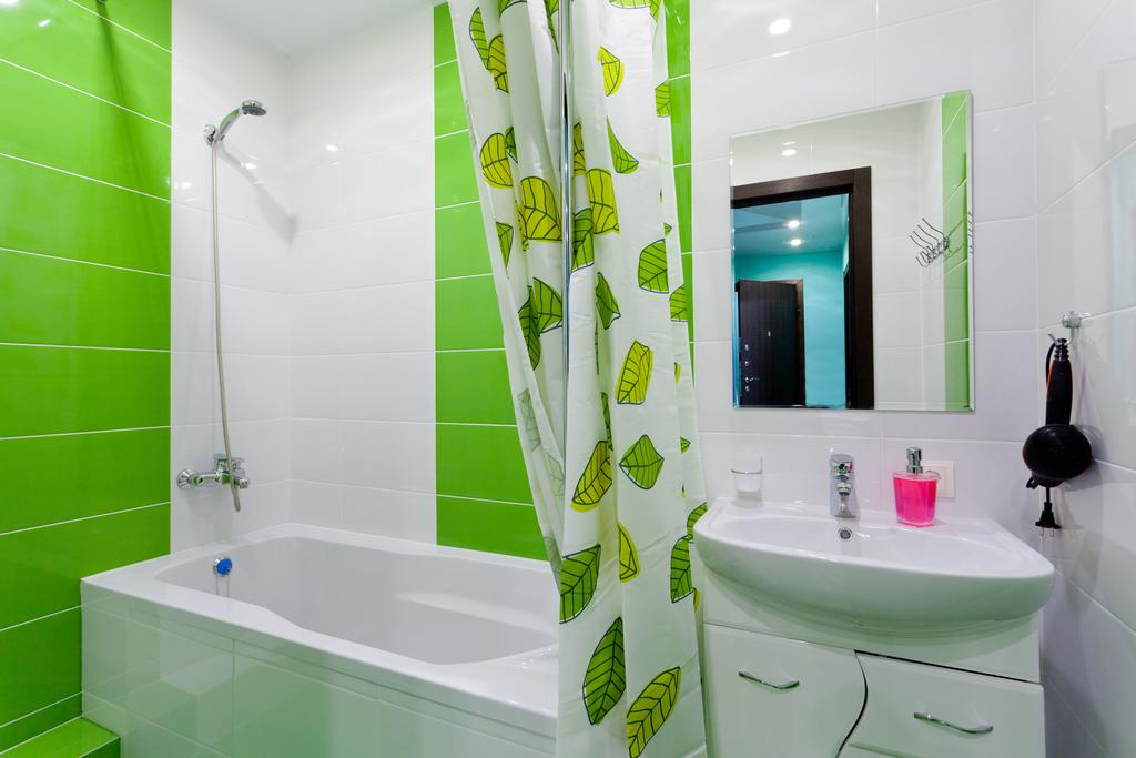 Дизайн зеленой ванной комнаты: 100+ реальных фото примеров и идей оформления