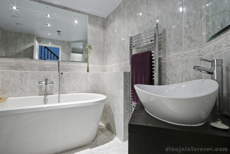 modern luxury bathroom with designer ceramic appliances