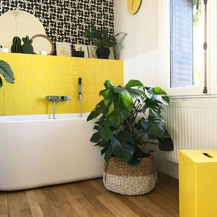 Ванная комната в желтом цвете: реальные фото примеры и идеи оформления