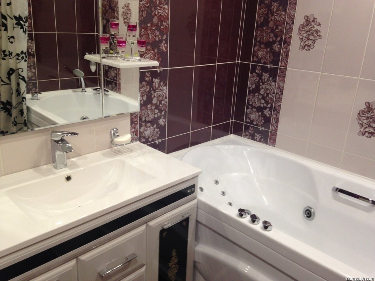 Дизайн фиолетовой ванной комнаты: реальные фото примеры и идеи оформления