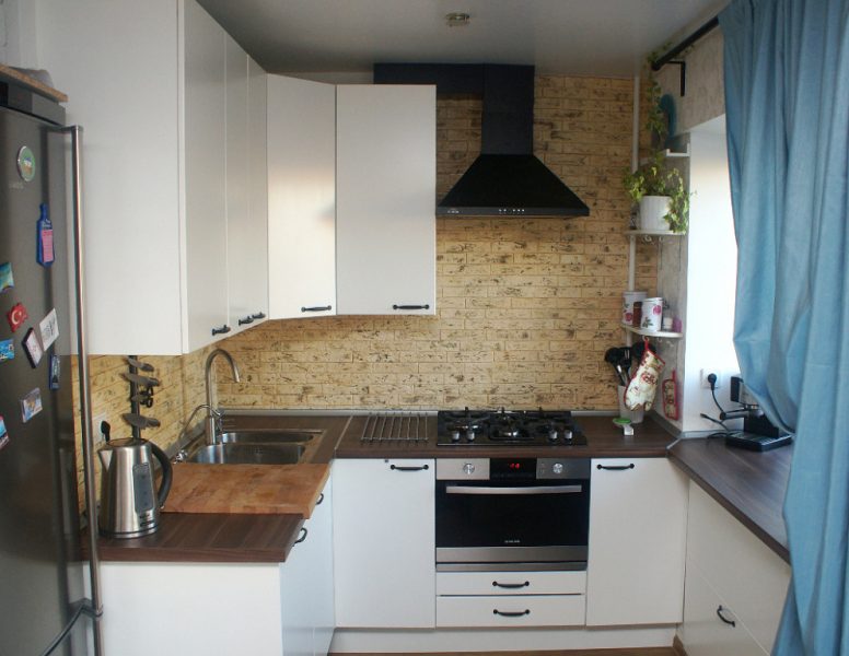 Дизайн кухни 7 кв метров: полезные советы по обустройству и реальные фото примеры