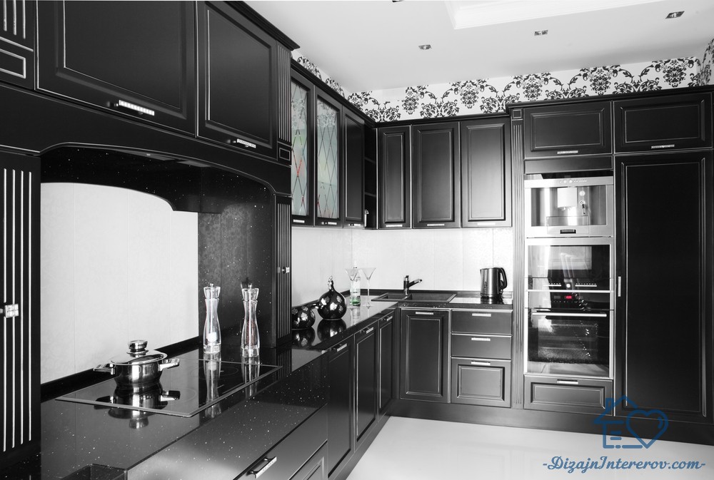 Дизайн черной кухни: полезные рекомендации дизайнеров и 150+ фото примеров
