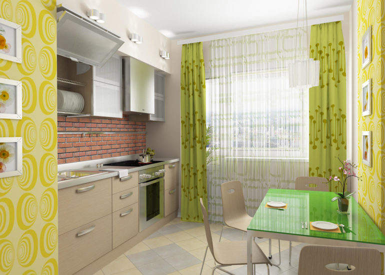Дизайн бело зеленой кухни: 60+ реальных фото примеров, полезные советы по оформлению